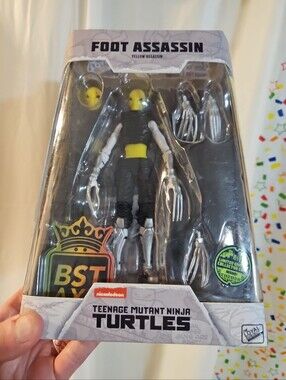 BST AXN Teenage Mutant Ninja Turtles Yellow Foot Assassin 5" Figure New in Box